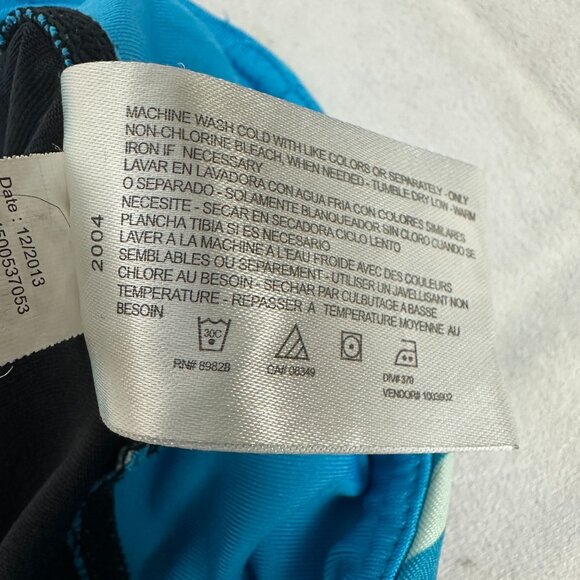 High Energie Junior Leggings Size M Black Multicolor Waistband - Picture 5 of 6